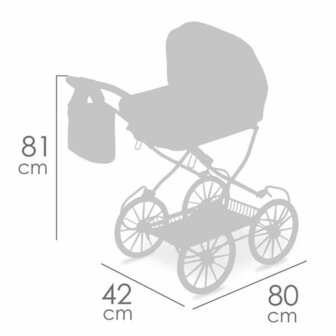 Poppenwagen Decuevas Koala 42 x 80 x 81 cm 3