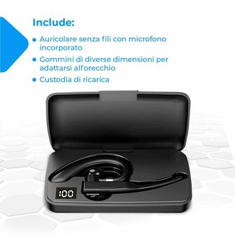 In-ear Bluetooth oordopjes NK NK-FA32004 Zwart 4