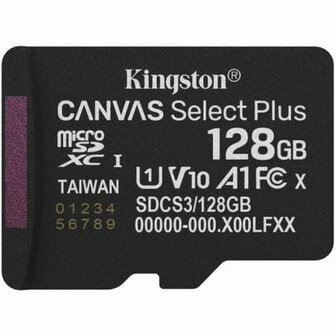 Micro SD kaart met adapter Kingston SDCS3/128GBSP 128 GB 2