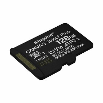Micro SD kaart met adapter Kingston SDCS3/128GBSP 128 GB 6