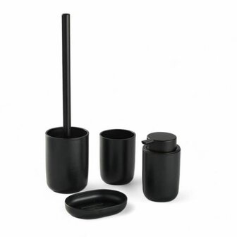Badset TODAY HOY Zwart Plastic Modern 4 Onderdelen (4 Stuks) 1
