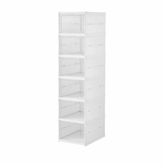 Schoenenrek Fulmo Wit Hard plastic 25,5 X 34,5 X 105 CM 1
