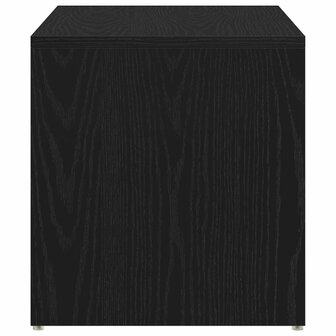 Bijzettafel Zwart eiken 59 x 36 x 38 cm Bewerkt hout 7