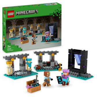 Playset Lego Minecraft: The Armoury 2