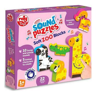 Kinderpuzzel Reig Zoo Blocks 22 Onderdelen 3