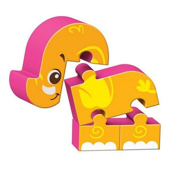 Kinderpuzzel Reig Zoo Blocks 22 Onderdelen 6