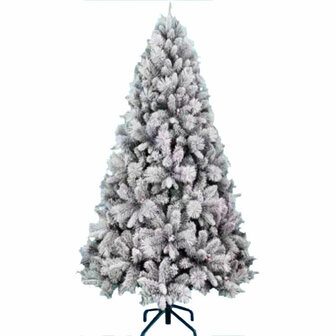 Kerstboom Home ESPRIT Groen PVC Metaal Besneeuwd 116 x 116 x 180 cm 1
