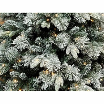 Kerstboom Home ESPRIT Groen PVC Metaal Besneeuwd 116 x 116 x 180 cm 2
