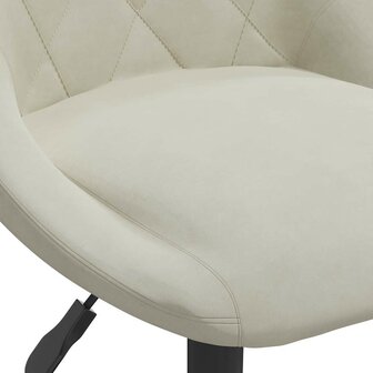 Barkruk fluweel cr&egrave;mekleurig 7