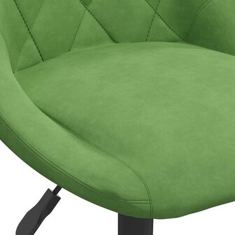 Eetkamerstoel fluweel lichtgroen 7