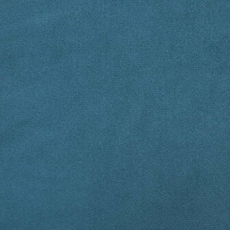 Eetkamerstoel fluweel blauw 8