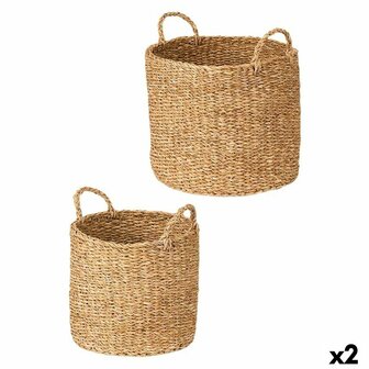 Mandenset Gift Decor Bruin Zeealgen 2 Onderdelen (2 Stuks) 1