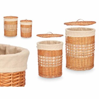 Mandenset Kipit Natuurlijk vlechtwerk 2 Onderdelen 2