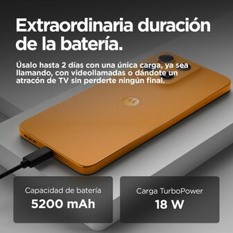 Smartphone Motorola PB6E0002SE 6,72&quot; 8 GB RAM 128 GB Oranje 8