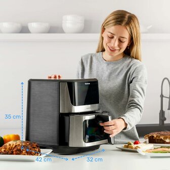 Airfryer Taurus AIR FRY 360XL Zwart 2100 W 8 L 8