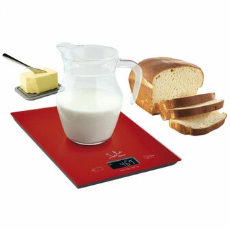 Keukenweegschaal JATA 729R Rood 2