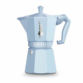 Percolator Bialetti MOKA EXCLUSIVE Blauw Aluminium 6 Kopjes 1