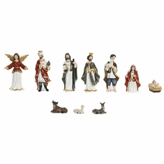 Kerststal set Home ESPRIT Multicolour Hars (8 Onderdelen) 4