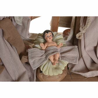 Kerststal set Home ESPRIT Bruin Beige Hout MDF 2