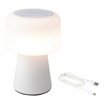 Ledtafellamp Lumineo 894417 Wit Herlaadbaar 1