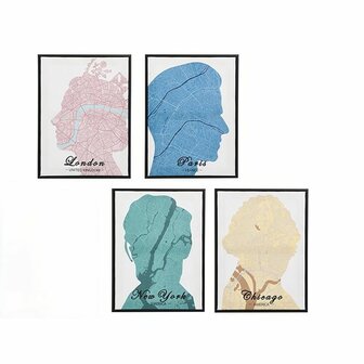 Canvas Gift Decor Royalty 30 x 3 x 40 cm (8 Stuks) 2