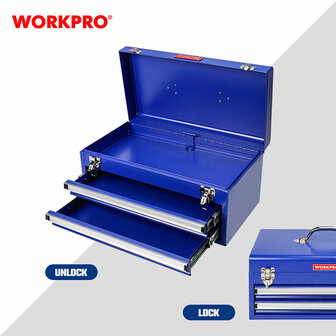Gereedschapskist Workpro Staal 4