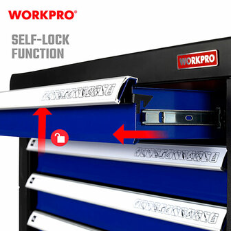 Gereedschapstrolley Workpro 4