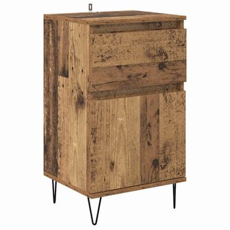Dressoir met lade Oud hout 35 x 40 x 70 cm Bewerkt hout 2