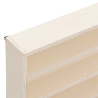 Houten vitrinekast met deuren 80x8,5x37cm 8