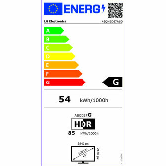 Smart TV LG 43QNED87A6D 43&quot; 4K Ultra HD LED HDR Edge-LED QNED 7