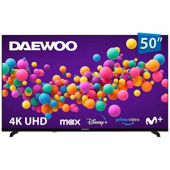 Smart TV Daewoo 50DM56UV 50&quot; 4K Ultra HD LED HDR10 Ultra HD 4K Wifi Direct-LED 1