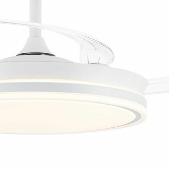 Plafondventilator CristalRecord EVO RETRAC Transparant 72 W 8