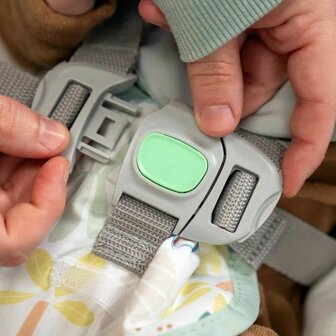 Baby wipstoel Ingenuity Groen Grijs 4