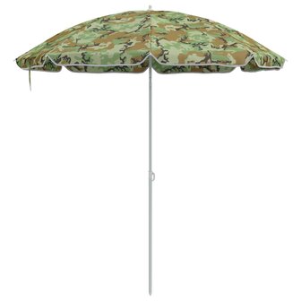 Strandparasol Groen 263 x 263 x 272 cm Polyester en Metaal 4