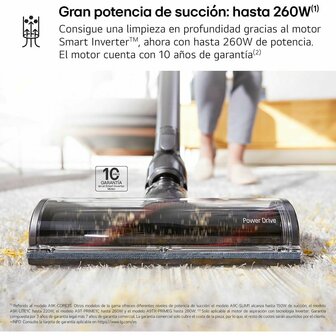 Draadloze cyclinische stofzuiger met borstel LG A9K-CORE3S 8