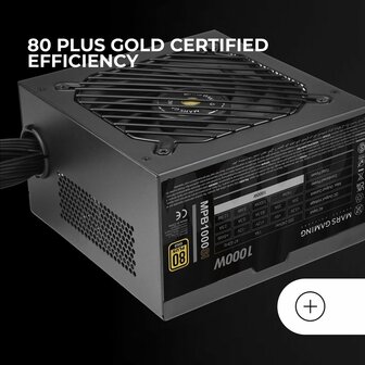 Voedingsbron Mars Gaming MPB1000SI ATX 1000 W 80 Plus Gold 4