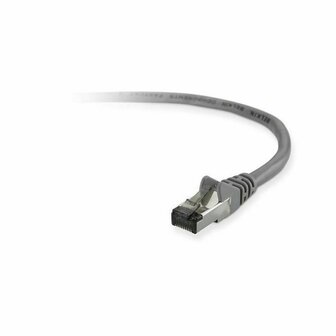Kabel RJ45 Cat5e UTP Belkin 2m Cat5e STP Zwart Grijs 2 m 1