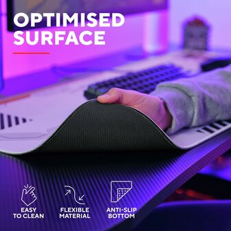 Gaming mat Trust 25717 Wit 7