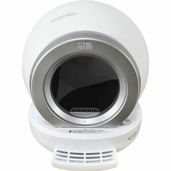 Kattenbak Wit Grijs 2