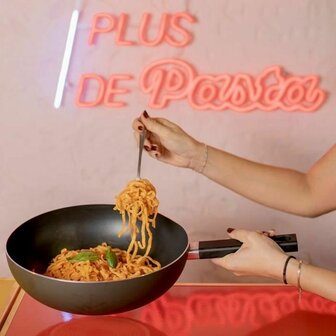 Wokpan Livoo Zwart Aluminium &Oslash; 32 cm 6