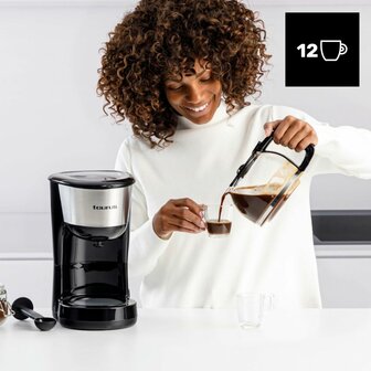 Drip Koffiemachine Taurus Verona inox 12 tazas 1000 W Zwart 3