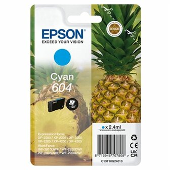 Originele inktcartridge Epson 604 Cyaan 1