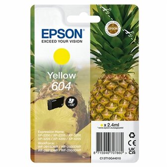 Originele inktcartridge Epson 604 Geel 1