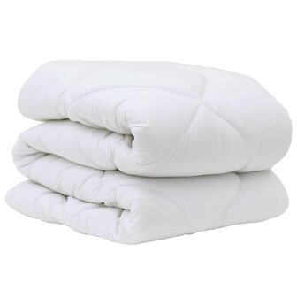Dekbed met Kussen met kussen 2 pcs Wit Microvezel 5