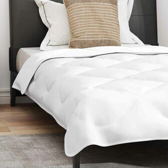 Dekbed Set met kussen 2 pcs Wit Microvezel 6
