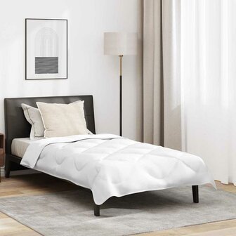 Dekbed Set met kussen 2 pcs Wit Microvezel 1