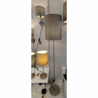 Vloerlamp Home ESPRIT Grijs Zilverkleurig 220 V 30 x 30 x 160 cm 2