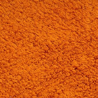 Badmattenset stof oranje 2-delig 5