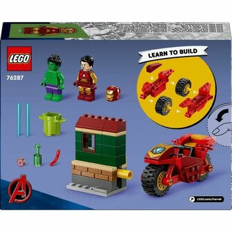 Decoratieve figuren Marvel Iron Man &amp; Hulk Lego 76287 5