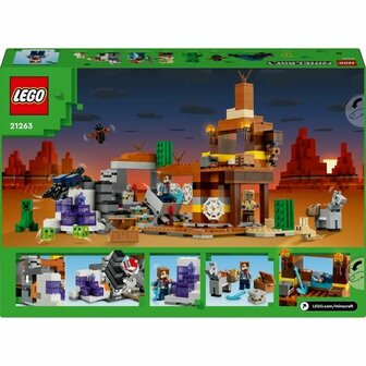 Bouwspel Lego Minecraft 21263 Badlands Mine Multicolour 538 Onderdelen 6